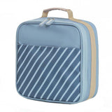 Gestreifte blaue Thermo-Lunchbox