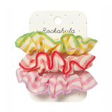 Conj. de 3 Scrunchies Candy Stripes  - Rockahula