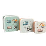 Conj. de 3 caixas de Lanche - Trucks