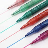 Conj. 6 Marcadores Glitter Sweet - Djeco