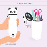 Estojo em Silicone Macio 2-1 Kawaii  - Panda