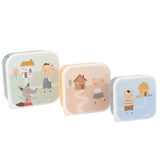 Conj. de 3 caixas de Lanche - 3 Little Pigs