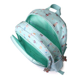 Mochila Escolar Média com Porta Chave - 3 Little Pigs