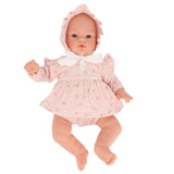 Boneca Koke com Vestido e Chapéu Pink Flowers