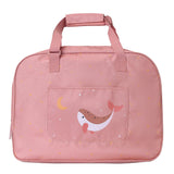 Bolsa de Praia Grande com Malha - Whale Pink
