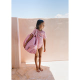 Bolsa de Praia Grande com Malha - Whale Pink