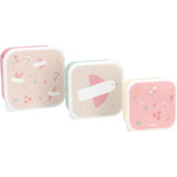 Conj. 3 Caixas de Lanche - Bloom Birds