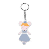 Mochila Escolar Média com Porta-Chaves - Mouse Fairies
