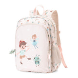 Mochila Escolar Média com Porta-Chaves - Wooden Boy