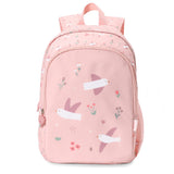 Mochila Escolar Média com Porta-Chaves - Bloom Birds