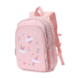 Mochila Escolar Média com Porta-Chaves - Bloom Birds