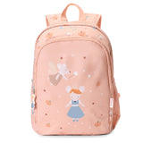 Mochila Escolar Média com Porta-Chaves - Mouse Fairies