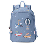 Mochila Escolar Média com Porta-Chaves - Planes