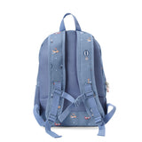 Mochila Escolar Média com Porta-Chaves - Planes