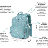 Mochila Infantil Pré-Escola - Pandas in Space