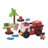 Mini Waffle - Carro de Bombeiros - 80 Peças