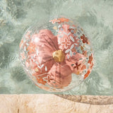 Bola de Praia 3D  - Pink Flowers - Little Dutch