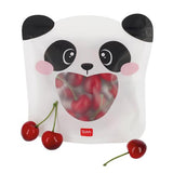 Conj. 3 Sacos Reutilizavéis para Snacks - Panda