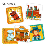 Golden Train - Jogo de Cartas de Memória e Estratégia - Djeco