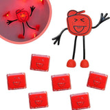 GloPals Set de Personagem + 2 Cubos de Luz Sensoriais Sammy - Vermelho