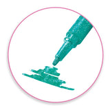 Conj. 6 Marcadores Glitter Sweet - Djeco