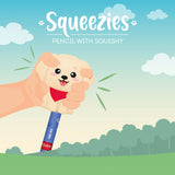 Lápis com Anti-stress Squeezies - Golden - Legami