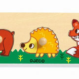 Forest & Co - Puzzle em Madeira com Pega - Djeco