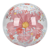 Bola de Praia 3D  - Pink Flowers - Little Dutch