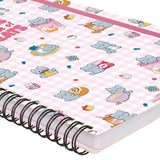 Bloco de Notas Pautado A4 com Espiral - Kitty Breakfast - Legami
