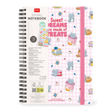 Bloco de Notas Pautado A4 com Espiral - Kitty Breakfast - Legami