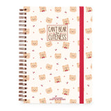 Bloco de Notas Pautado A4 com Espiral - Teddy Bear - Legami