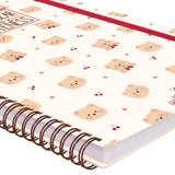 Bloco de Notas Pautado A4 com Espiral - Teddy Bear - Legami