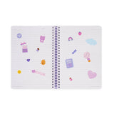 Bloco de Notas Pautado A5 com Espiral Large - Teddy Bear - Legami