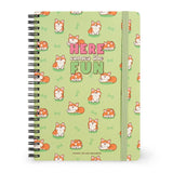 Bloco de Notas Pautado A5 com Espiral Large - Corgi - Legami
