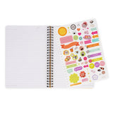 Bloco de Notas Pautado A5 com Espiral Large - Sushi Cat - Legami