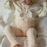 Collant sem Pés e Suspensórios Granny - Silky Peach - Silly Silas