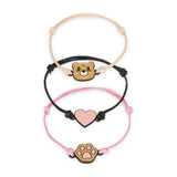 Conj. de 3 Pulseiras - Better Together - Teddy Bear - Legami