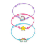 Conj. de 3 Pulseiras - Better Together - Unicorn - Legami