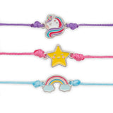 Conj. de 3 Pulseiras - Better Together - Unicorn - Legami