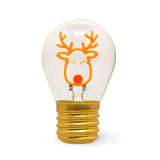 Candeeiro de Mesa Lâmpada - Bulb Fiction - Reindeer - Legami Natal