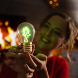 Candeeiro de Mesa Lâmpada - Bulb Fiction - Xmas Tree - Legami Natal