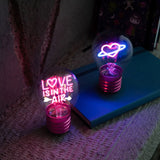 Candeeiro de Mesa Lâmpada - Bulb Fiction - Love is in the Air - Legami
