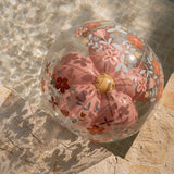 Bola de Praia 3D  - Pink Flowers - Little Dutch