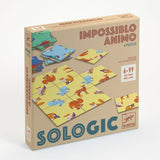 Impossiblo Animo - Jogo de Lógica - 4 Puzzles Dominó - Djeco