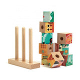 Puzzle Up Bosque - Puzzle con bloques de madera - Djeco