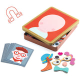 Mix & Match - Jogo Magnético - Retratos - Djeco