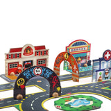 Puzzl'Up - Puzzle Gigante da Cidade - Crazy Motors - Djeco