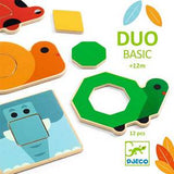 DuoBasic - Juego de Unir Formas y Colores - Djeco