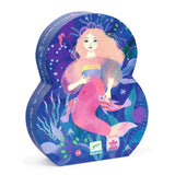 Ella, a Sereia - Puzzle Silhueta de 36 Pçs - Djeco