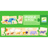 Puzzle - Animais Pequenos e Grandes - Djeco